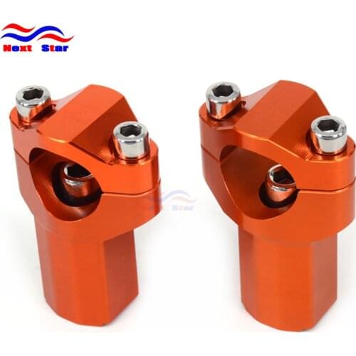 Motorcycle Higher 21mm Handlebar 28mm Risers Adapter Mount Clamp For KTM 125-530 EXC XC SX SXF SXS SMR 250 350 450 Enduro