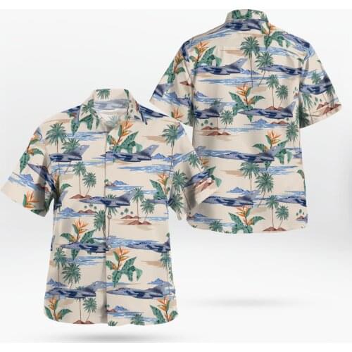 2021 New 3D Printing Fighter Hawaii Anime Shirts Men Summer Short-sleeved Beach Shirt Men Shirts Oversize Camisa Masculina 5XL-1