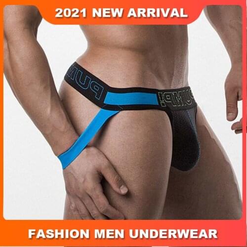 New Brand Cotton Quick Dry Sexy Gay Underwear Men Thong Men Jockstrap Men Lingerie G String Men Penis Pouch Gay Underwear Cueca