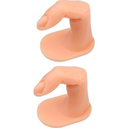 DIY Nail Art Practice Fingers Model Mannequin Without Nails Pack Of 2 False Nail Finger Practice