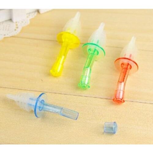 New Arrive 4 pcs/Lot Wine Oil Alco Bar Liquor Free Pour Bottle Spout Stopper Pourer Topper Set