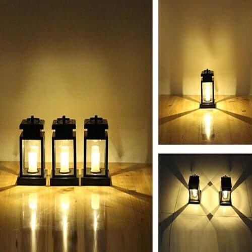 NEW Solar light LED Solar Garden Light Flickering Flameless Candle Outdoor Lighting Hanging Smokeless Solar Lantern for Camping