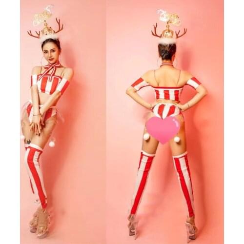 New Silver Mirror Reflective Backplane Catwalk Costumes Bar Nightclub Female Singer Sexy GoGo Mesh Bodysuit Stage Wear DWY3026