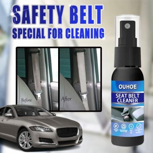 Car Belt Cleanr Interior Cleaner Liquid Decontamination Accessory Car Interior Decontamination Supplies Car Seat Belt Cleaner