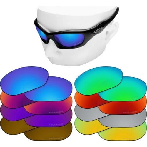 OOWLIT Anti-Scratch Replacement Lenses for-Oakley Monster Dog Etched Polarized Sunglasses