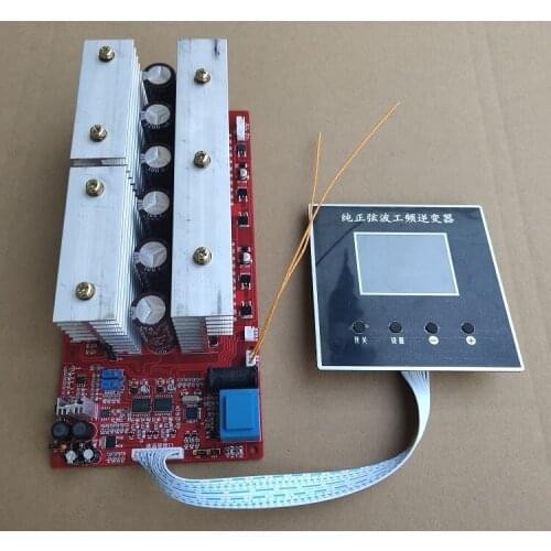Full Chip LCD Display Power Frequency Inverter PCB Motherboard 12V to 60V Universal