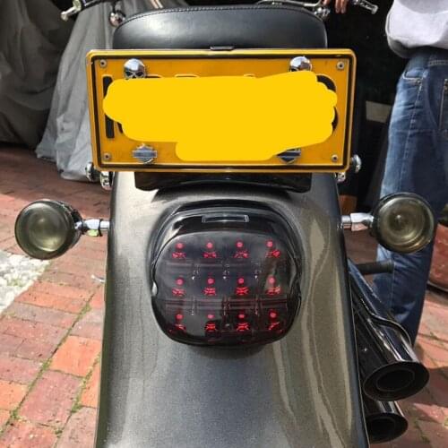 Complete tail lamp assembly License Plate Tail Light Layback LED Tail Lamp