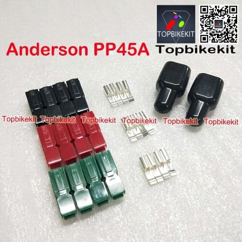 For Anderson 45A Powerp Power Connector Plug Red Black Green for Ebike Golf Car Ebike charger