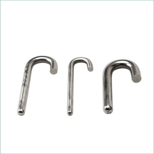 2pcs/Set J Style Surveying Steel Nails Survey Marker Measuring Nails Boundary Mark Survey Stakes stainless steel