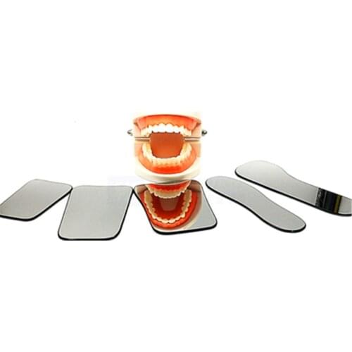 1Pcs Dental Orthodontic Intraoral Photographic Reflector Mirror Double-faced Glass Mirror With Storage Bag Dentist Tools Lab