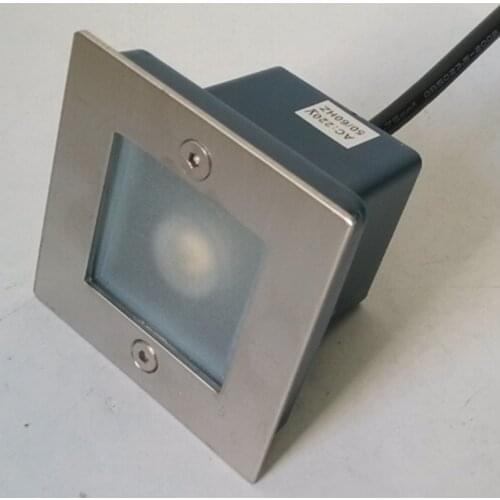 6pcs/lot 3W Warm Cold White LED underground lighting recessed buried floor Oriented lamp AC85-265V/DC12/24V