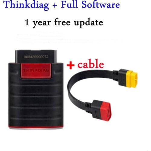 THINKCAR Thinkdiag ( Full Software 1 Year Free Update) Full System OBD2 Diagnostic Tool Powerful than for Easydiag