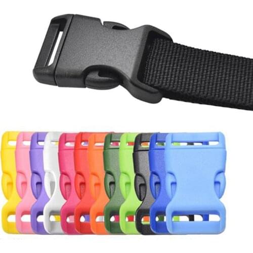 10Pcs/lot Colorful 20mm Side Release Buckle For Bag Parts Accessories Wholesale