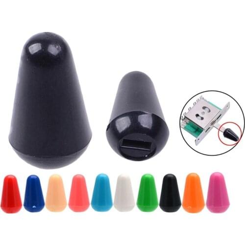 2 PCS 3/5Way Toggle Switch Tip Many Colours For SQ ST Electric Guitar Switch Knobs Tips Cap Buttons Guitar Accessories