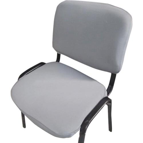 2Pcs/Lot Seat Covers for Computer Chair Cover Spandex Stretch Office Chair Cover Dining Chair Seat Cover Elastic Chair Slipcover