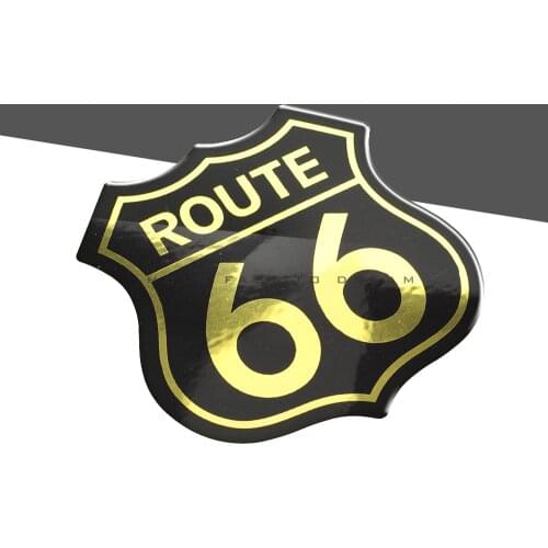 3D Motorcycle Tank Pad Decal Sticker Historic Route 66 Logo case for harley Touring Dyna Fatboy Softail 48 XL883 XL1200