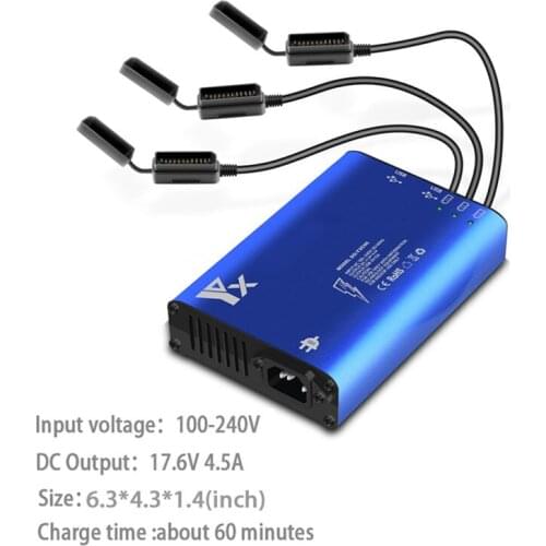 5 in1 Intelligent Battery Charging Fast AC Charger for DJI Mavic 2 Pro / Zoom rc drone with camera hd profissional accessories