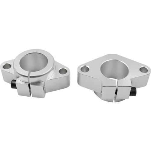 4PCS SHF8 SHF10 SHF12 SHF16 SHF20 SHF25 SHF30 SHF35 aluminum linear Rod Rail Shaft Support CNC Router parts 3d printer part