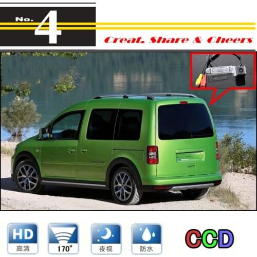 Car Camera For Volkswagen VW Caddy Panel Van 2K MK2 High Reverse Rear View Back Up Camera For PAL Or NTSC | CCD + RCA