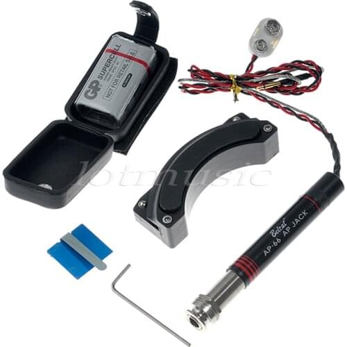 Belcat AP-66 Preamp Active Power Jack End Pin Soundhole Coil Pickup for Acoustic Guitar