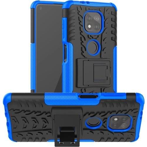 For Motorola Moto G Power 2021 Case Anti-knock Bumper Heavy Duty Armor Stand Silicone Phone Back Cover Moto G Power 2021 Case