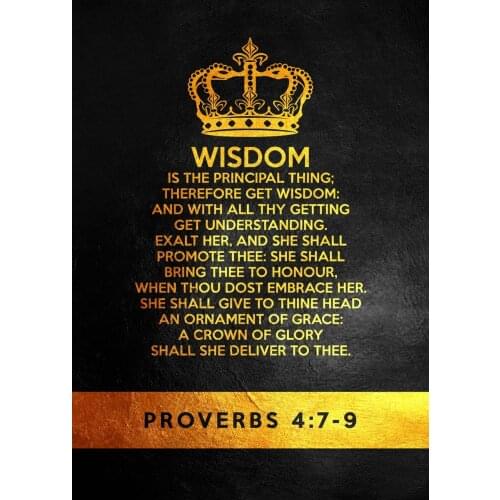 Kids Christmas Unique Gift Bible Quotes Giclee Prints Posters Wisdom Inspirational Pictures Religious Christian Painting Canvas