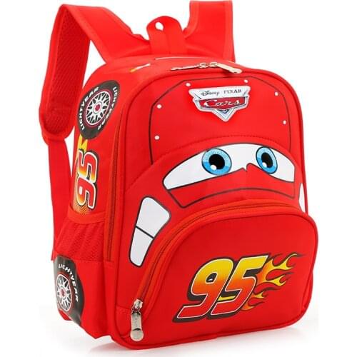 Disney boys car Cartoons bag kindergarten boy safety backpack primary school students 3-6 years old