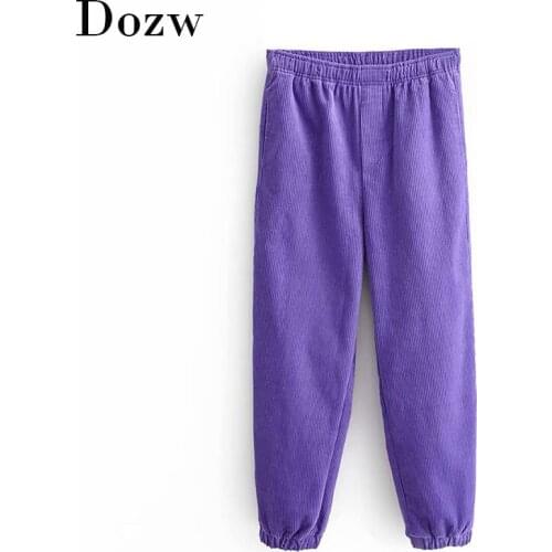 Dozw Women's Corduroy Trousers