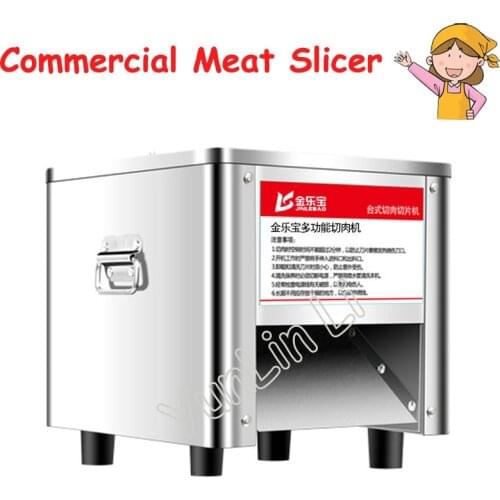 220V Electric Meat Slicing Machine Professional Commercial Meat Slicer Automatic Stainless Steel Meat Mincer TJ-85