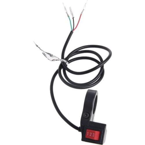 22mm Electric 3 Speed Module Switch For Shift E-bike Scooter Bike Motorcycle Kit