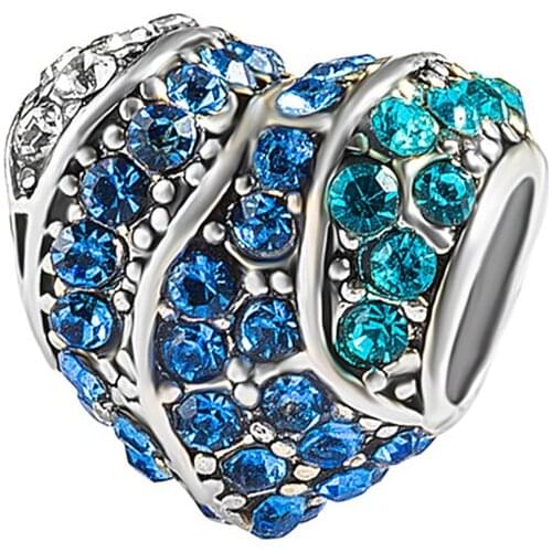 HPXmas Wholesale 5pcs/lot ​European Original Beads Charm Fit Bracelet Jewelry Round Pattern Accessories For Making Diy H30