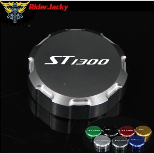 Red Motorcycle CNC Rear Brake Master Cylinder Reservoir Cover Cap For Honda ST1300 (Pan European) 2003-2014 2010 2011 2012 13