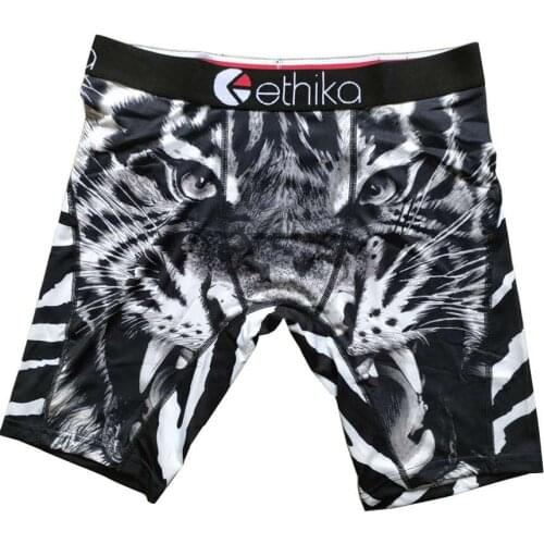 VAZN 2020 Men Boxers Underwears Boxers Daily Young Sexy Elastic Fancy Designer Waist Braid Elastic Skinny Short Boxer Pants