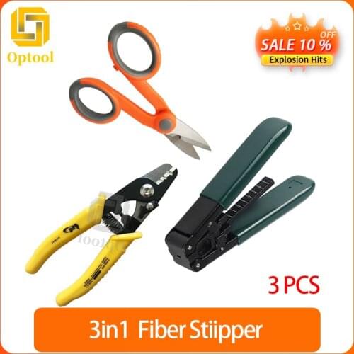 Stripper Set FIS pliers stripping pliers / leather cable stripping machine wire pliers / Kevlar scissors three sets
