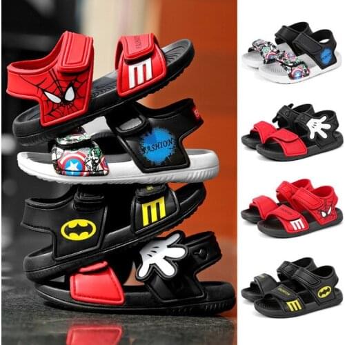 2021 summer new childrens sandals baby toddler shoes girls beach shoes soft bottom non-slip boys sports sandals leisure 22-31