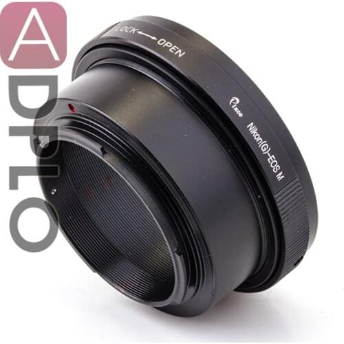Built-In Iris Control Lens Adapter Suit For Nikon F Mount G Lens to Suit for Canon EOS M Camera