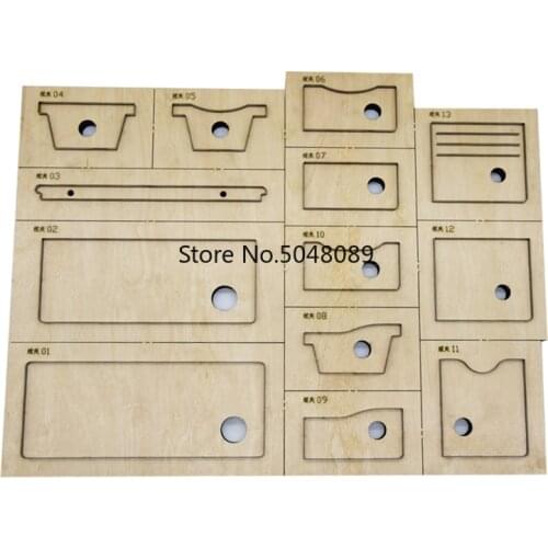 Japan Steel Blade Leather Knife Mold Multifunctional Wallet Hollow Punch Knife Mould Template Leather Tool Cutting Wood Dies