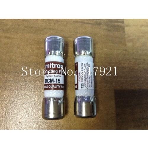 [ZOB] The United States Bussmann Lmitron DCM-15 BUSS 600V FUSE 10X38 import fuse tube --10PCS/LOT