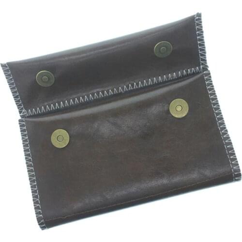 1pcs -PU Leather Tobacco Bag Portable Cigarette Rolling Pipe Tobacco Pouch Case Wallet Tip Paper Holder