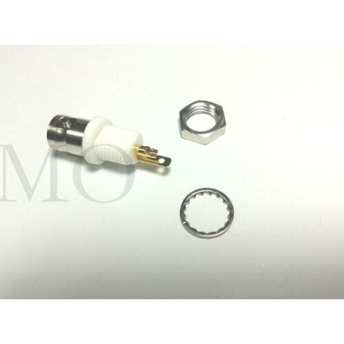 100pcs copper BNC Female ISOLATED Bulkhead Mount RF Radio adapter Connector New