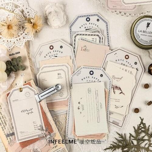 15 Sheets Four-day Talk Series Memo Pad Retro Message Notes Decorative Animal Notepad Note Paper Memo Stationery Office Supplies