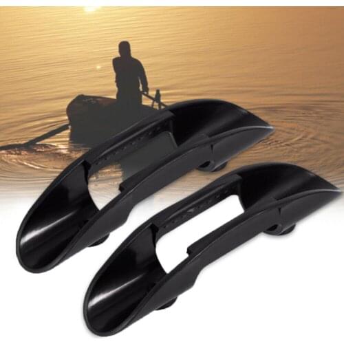 2Pcs Useful Universal Kayak Boat Deck Mounted Paddle Plastic Fixing Clip With Screws Buckle Holder Watercraft Accessories