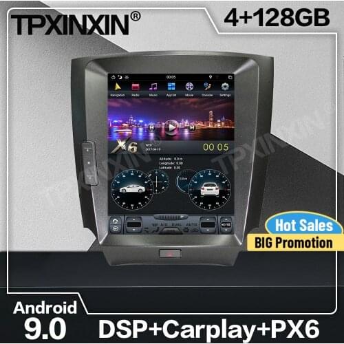 128G Tesla Screen Android Car Radio 2 Din Stereo Receiver For Lexus IS IS250 IS300 IS350 2005- 2009 2010 2011 2012 GPS Head Unit