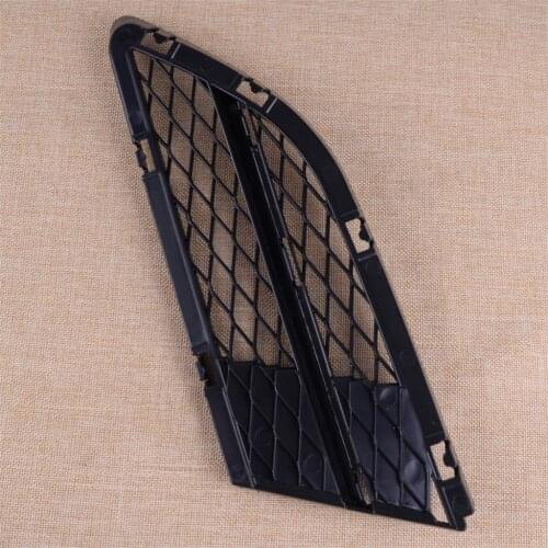 DWCX Black Right Bumper Fog Lamp Grille Mesh Cover Grid Plastic Fit For BMW 3 SER E90 LCI E91 325i 328i 335i 2009 2010 2011 2012