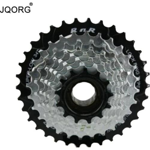 JQORG Bicycle Freewheel 13T/15T/17T/19T/21T/24T/28T/34T 8 Speed Mountain Bike Freewheel 24 Speed Screw Thread MTB Freewheel