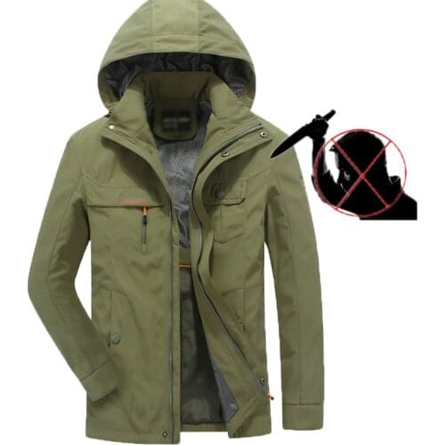 Self Defense Anti Cut Clothing Stab Proof Anti-Knife Invisible Cut Resistant tops stabfree Men Jacket Soft Security Stab jackets