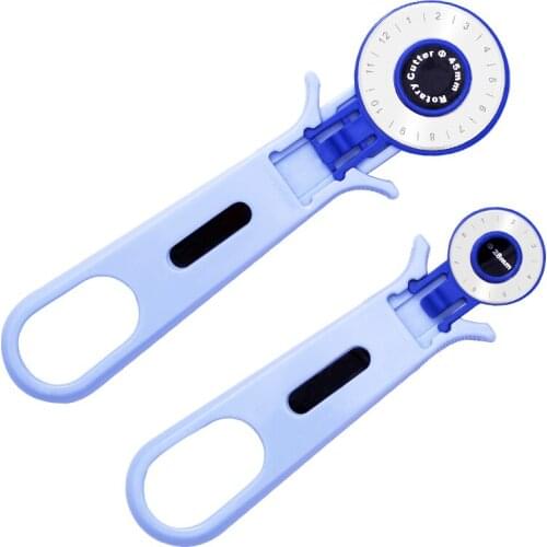 LMDZ 1Pcs 28/45mm Rotary Cutter Patchwork Roller Wheel Knife Fabric Cutter DIY Leather Craft Circular Cut Rotary Cutter