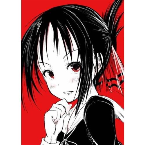 Lot style Choose Anime Kaguya-sama Love Is War Shinomiya Kaguya Fujiwara Chika Art print Silk poster Home Wall Decor