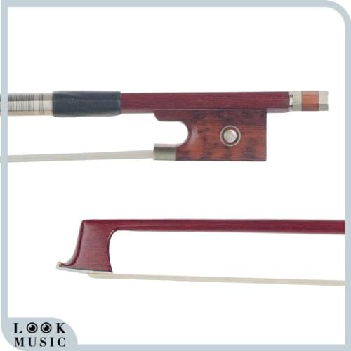Violin Bow 4/4 Violin Bow Pernambuco Peformance Snakewood Frog White Horsehair Well Balance 4/4 Fiddle Bow