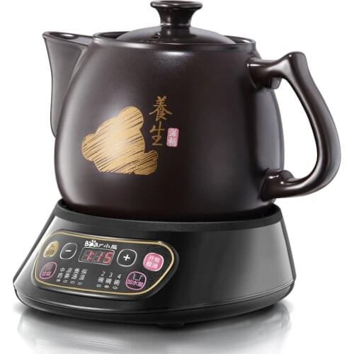 Bear Health Pot Automatic Thicken Tempered Glass Boiled Teapot Chinese Medicine Pot Multi - Functional